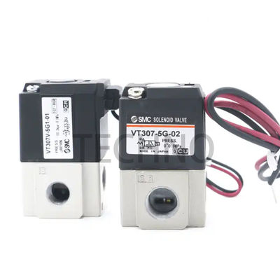SMC VT307-4G1-01 SMC 5 2 Válvulas de solenoides de 2 vías Electrón magnético 10 Hz SS316