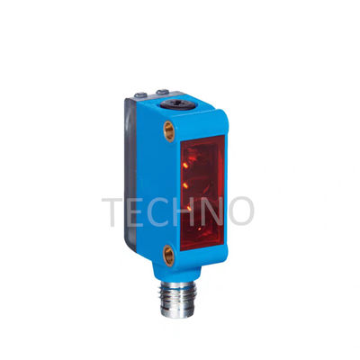 Sensor fotoeléctrico reflejador W26 luz roja visible PNP o NPN