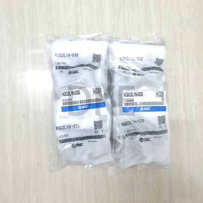 CE SMC KQG2L16-03S Accesorios de mangueras neumáticos Fluido de conexión roscado SS316