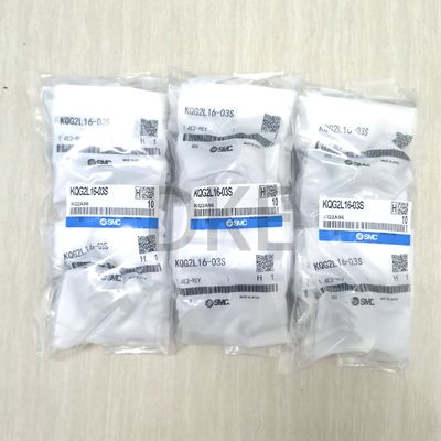 CE SMC KQG2L16-03S Accesorios de mangueras neumáticos Fluido de conexión roscado SS316
