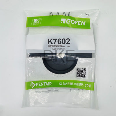 Recolector de polvo de Goyen Serie T FKM /  Pulso de válvula de diafragma K7602 Tamaño 3" CA76/RCA76,MM