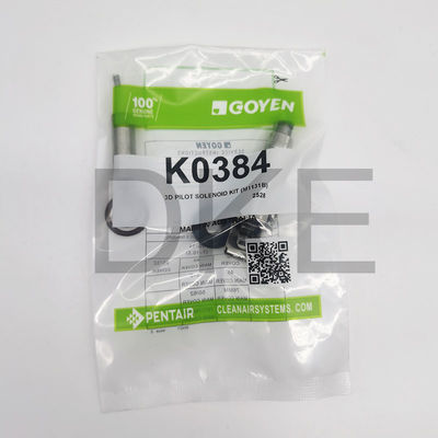 K0380 K0384 Válvula de solenoide de chorro de pulso para recolector de polvo con núcleo de hierro del tubo del inyector