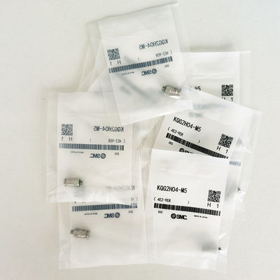 KQG2H04-M5 Accesorios de conexión por empuje con sellador de rosca SS316