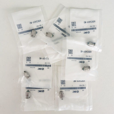 KQG2H06-M5 Conector masculino empuje para conectar accesorios con sellador de hilo, SS316