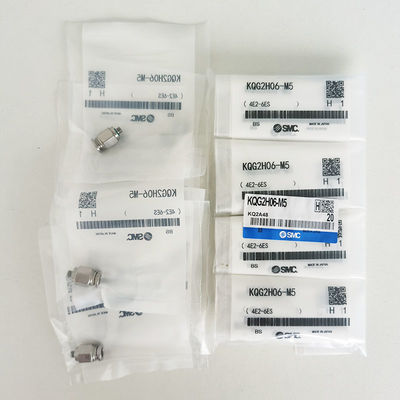 KQG2H06-M5 Conector masculino empuje para conectar accesorios con sellador de hilo, SS316