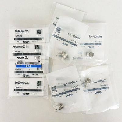 KQG2H06-02S Conector masculino empuje para conectar accesorios con sellador de hilo, SS316