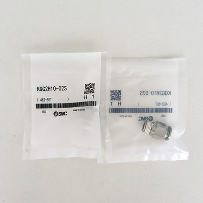 KQG2H10-02S Conector masculino empuje para conectar accesorios con sellador de hilo, SS316