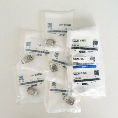 KQG2H10-02S Conector masculino empuje para conectar accesorios con sellador de hilo, SS316