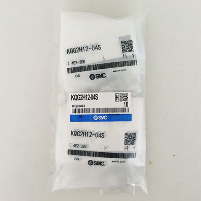 KQG2H12-04S Conector masculino empuje para conectar accesorios con sellador de rosca, SS316