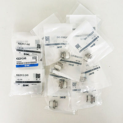 KQG2H12-04S Conector masculino empuje para conectar accesorios con sellador de rosca, SS316