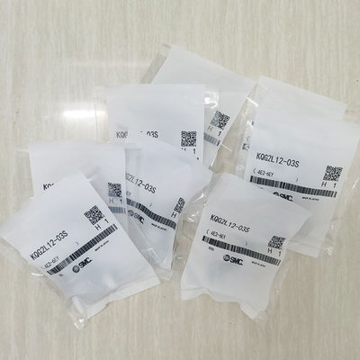 KQG2L12-03S Accesorios de tuberías neumáticos Codo recto -100kPa a 1MPa