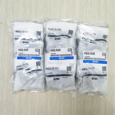 KQG2L16-03S Empujar para conectar accesorios neumáticos Libre de grasa 3MPa