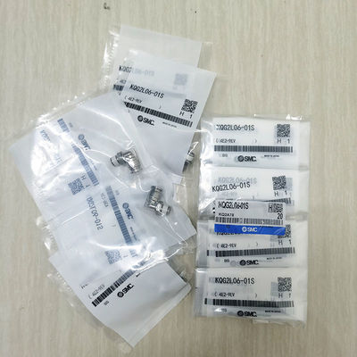 SS316 Enlace de tubería de gas roscado en forma de L KQG2L06-01S SMC IOC