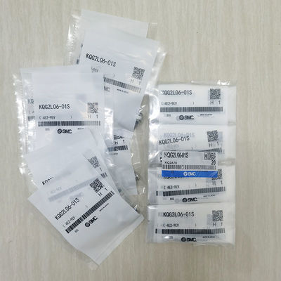 SS316 Enlace de tubería de gas roscado en forma de L KQG2L06-01S SMC IOC