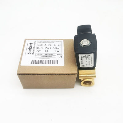 Válvula de chorro 00134590 Válvula de solenoide Burkert y tensión de 24V