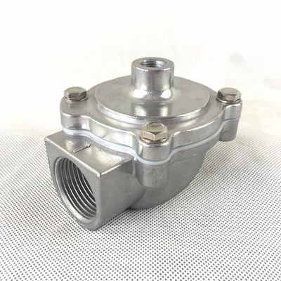Las válvulas de pulso ASCO G353A042 de un solo paso piloto remoto tubo de carrocería roscado Tamaño de carrocería G1 Aluminio