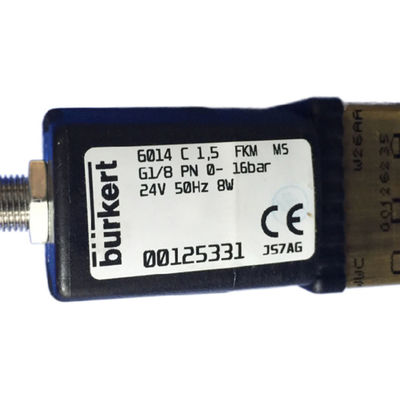 Nuevo 00125331 G1/8 burkert válvula de solenoide 24vdc