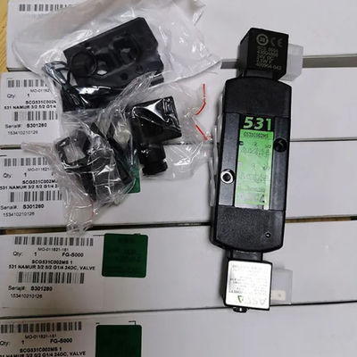 Instalación de carilla de la válvula de solenoide Asco 5/3way Scg531c002ms