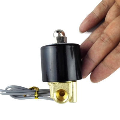 Valva de solenoide de la serie 2W 2W025-08 normalmente cerrada 1/4 "Válvula de aire y agua