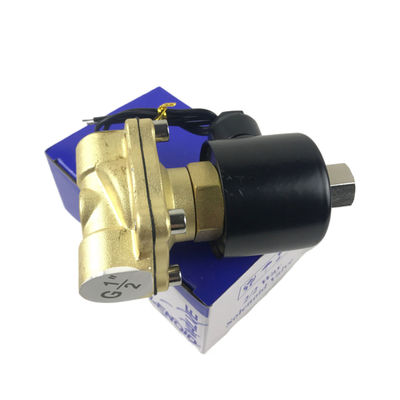 1 pulgadas 2W200-25 de latón válvula de solenoide eléctrico normalmente cerrado NPT agua aire de latón válvula de solenoide NC 2 Way