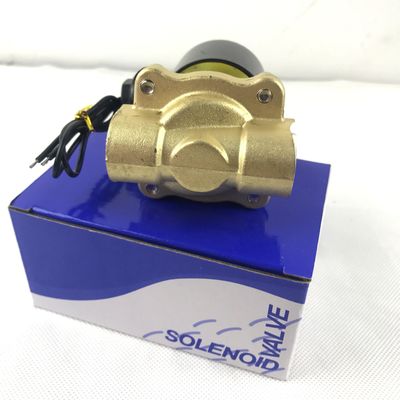1 pulgadas 2W200-25 de latón válvula de solenoide eléctrico normalmente cerrado NPT agua aire de latón válvula de solenoide NC 2 Way