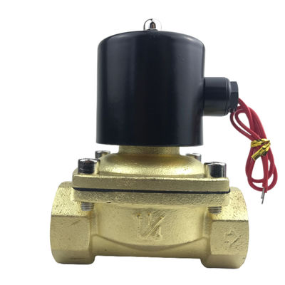 N/O 2W400-40 de dos vías 1-1/2" de gas agua eléctrica neumática válvula de solenoide agua aire normalmente abierto
