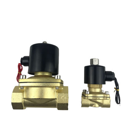 N/O 2W400-40 de dos vías 1-1/2" de gas agua eléctrica neumática válvula de solenoide agua aire normalmente abierto