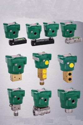 NF8551B402MO-24VDC 1/4 pulgadas Asco de 4 vías válvula de solenoide 2 PSI operación mínima