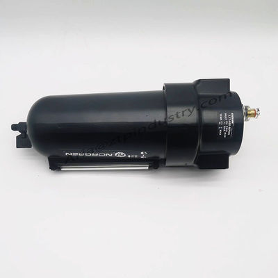 L17-600-MP9G, lubricante de micro niebla, puertos de NPT de 3/4", recipiente de metal, con desagüe