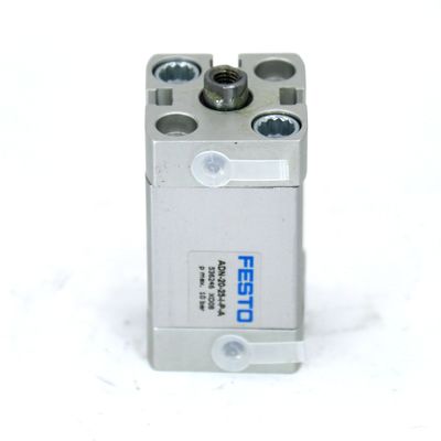 ADN-12-40-A-P-A 536210 cilindro de pistón compacto de aleación de aluminio de 12 mm con carrera de 40 mm para aplicaciones industriales