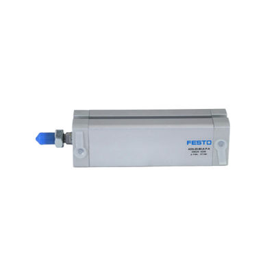 ADN-16-10-A-P-A cilindro de pistón neumático de 10 mm de carrera de 16 mm de diámetro de la varilla de pistón. 0.12 MPa - 1 MPa de presión de funcionamiento