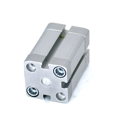 ADN-16-15-A-P-A 536221 Compacto de doble acción de cilindro neumático de tracción de 15 mm varilla de pistón de aluminio peso hilo masculino