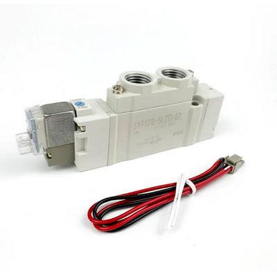 SY7120-5LZD-C4 Válvula de solenoide neumática SMC Un toque de puerto de ajuste tamaño Ø4 DC24V 2 Posición única