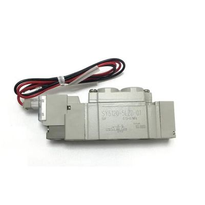 Conjunto de válvulas solenoides SMC de 5 puertos a prueba de polvo para aplicaciones de alimentos y bebidas