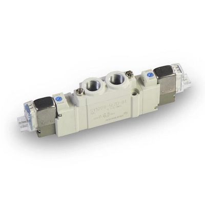 SMC SY5420-6LZD-01 Puerto de válvula de solenoide Tamaño 1/8 3 Posición Centro de escape DC12V