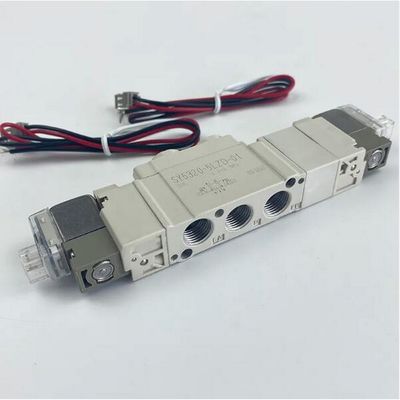 SMC SY5320-6LZD-C4 Válvula de solenoide neumático DC12V 3 posiciones Centro cerrado con un toque