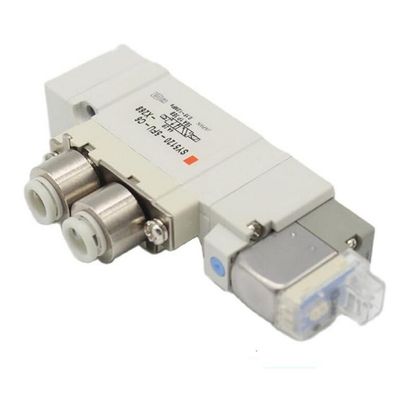 SY5320-5LZD-01 SMC Válvula de solenoide de 3 posiciones Centro cerrado DC24V Tamaño de puerto 1/8