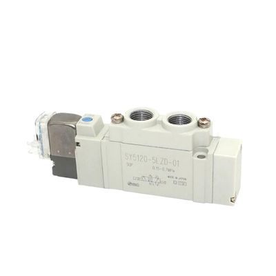 SY5220-6LZD-C4 Válvula de solenoide SMC 2 posición doble DC12V con un solo toque Tamaño del puerto Ø4
