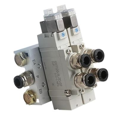 SY5220-6LZD-C4 Válvula de solenoide SMC 2 posición doble DC12V con un solo toque Tamaño del puerto Ø4