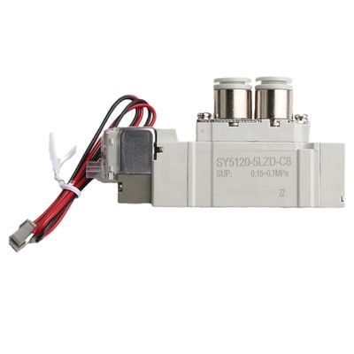 SMC SY5220-6LZD-01 DC12V Tamaño de puerto 1/8 Tubo de hilo de válvula de solenoide neumático 2 Posición Doble