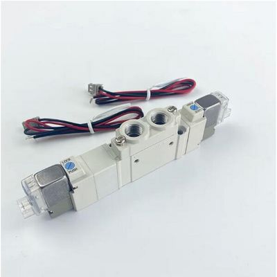 SMC SY5220-5LZD-01 DC24V Tamaño de puerto 1/8 Tubo de hilo de válvula de solenoide neumático 2 Posición Doble