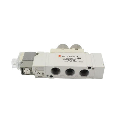 Válvula de solenoide SY5120-5LZD-C4 SMC Con un solo toque tamaño del puerto de conexión Ø4 DC24V 2 posiciones