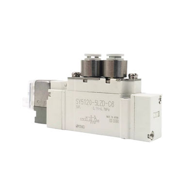 SMC SY3420-6LZD-C4 Válvula de solenoide neumático DC12V de 3 posiciones Centro de escape Tamaño del puerto Ø4