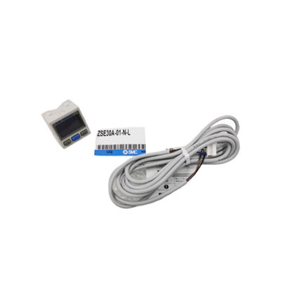 SMC ZSE30AF-01-B Interruptor de presión digital Presión compuesta R1/8 Pantalla de dos colores PNP Colector abierto 2 salidas