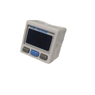 SMC ZSE30AF-01-N Interruptor de presión digital Presión de vacío R1/8 Pantalla de 2 colores PNP Colector abierto 1 salida