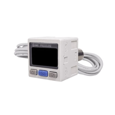 SMC ZSE30A-01-B Interruptor de presión digital Presión de vacío R1/8 pantalla de 2 colores PNP colector abierto 2 salidas