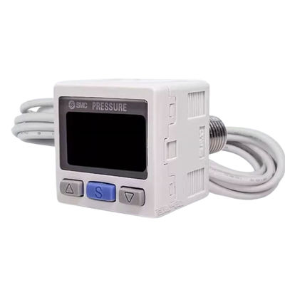 ZSE30A-01-P SMC Interruptor de presión digital Presión de vacío R1/8 Pantalla de dos colores PNP Colector abierto 1 salida