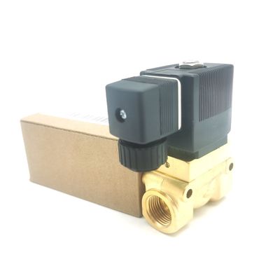 00126201 6014 D Normalmente BURKERT válvula electromagnética abierta G1/8 2.0 Agujero de flujo AC220V 8W Cuerpo de válvula de latón 32 * 32 0~10bar