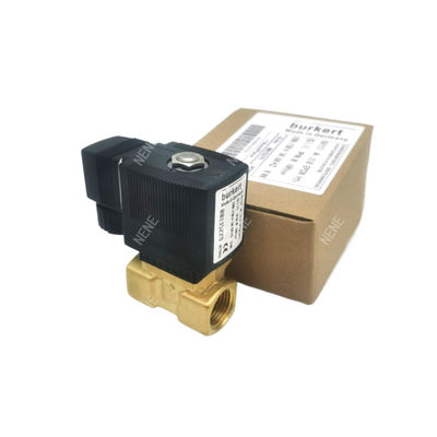 Válvula de solenoide Burkert 00126217 6014 C Normalmente cerrada G1/8 1,5 Agujero de flujo AC24V 8W Cuerpo de válvula de acero inoxidable 0~16bar