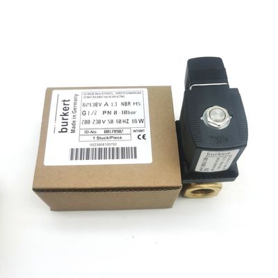 00126204 6014 D Valva de solenoide de latón Burkert Normalmente abierta G1/8 2.5 Agujero de flujo AC220V 8W